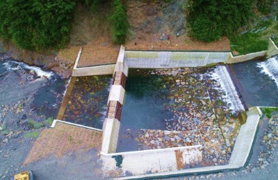 透過性壩體攔阻土砂淨化水質